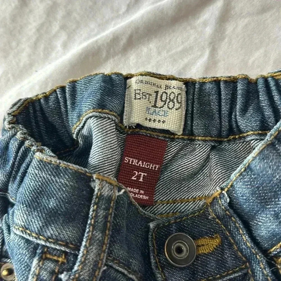 The children’s  place - LIKE NEW Street cut denim jeans size 2T - Picture 5 of 5